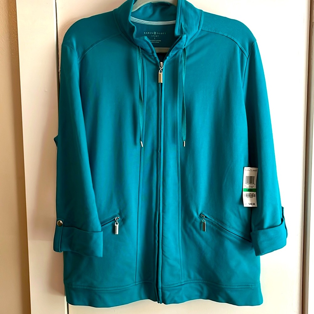 Karen Scott L jacket NWT